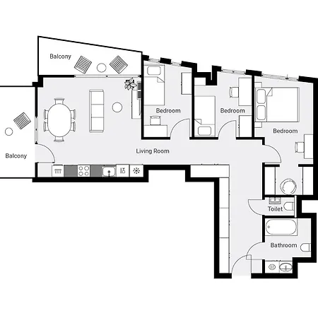 Urban Premium Sokolska 30a Towers No 28, Free Garage, Gym & Sauna, Self Check-in *